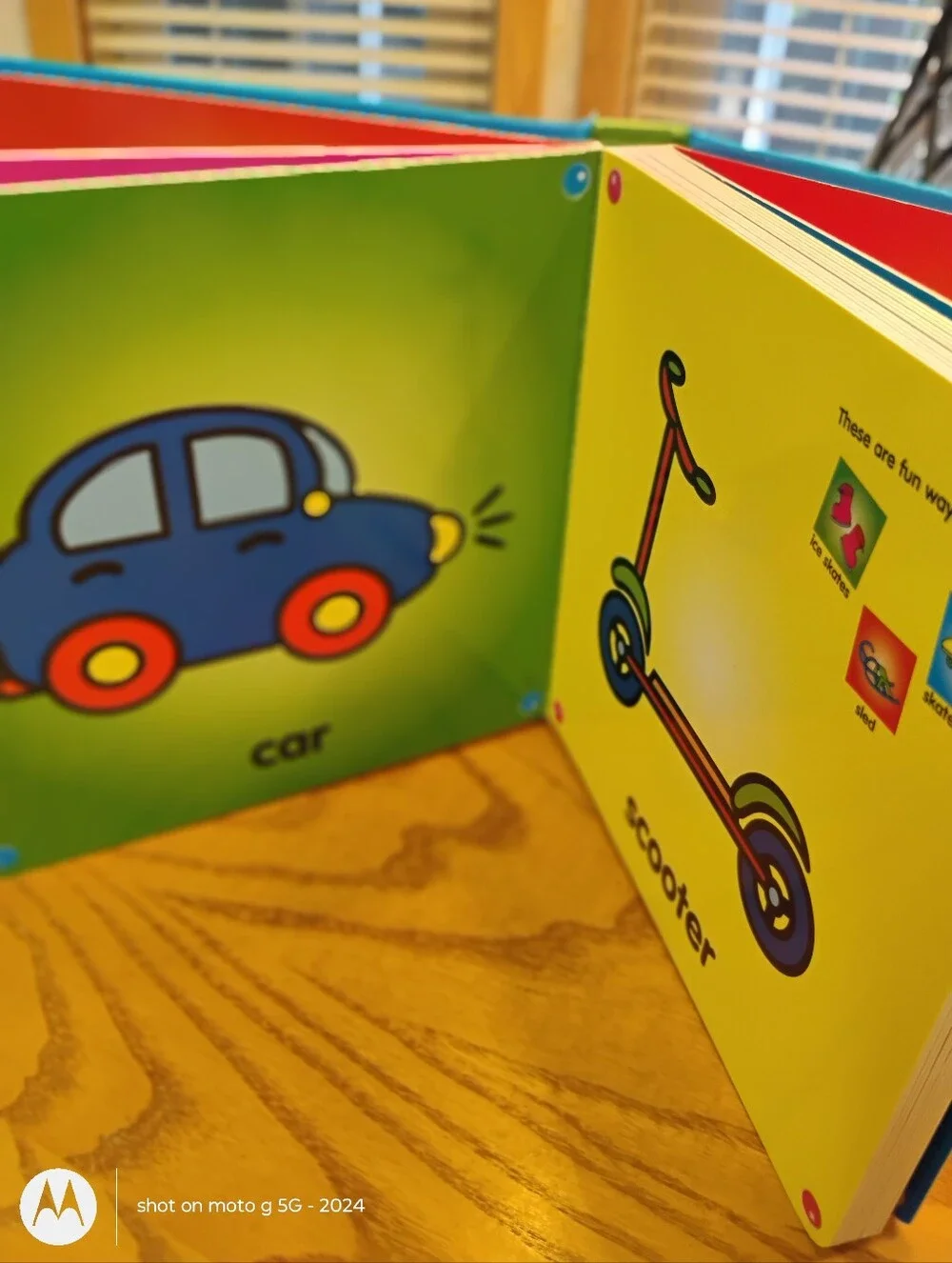 Baby's First Library Vroom Fire Engine Board Book - Blue and Red